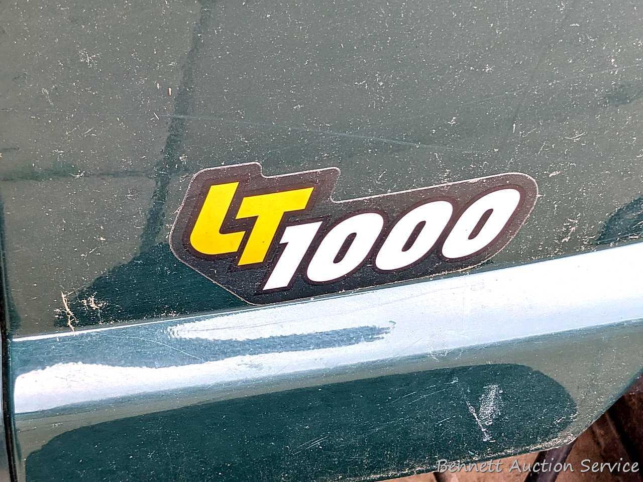 Craftsman LT1000 riding lawn mower has a 20 hp Briggs & Stratton OHV engine. Mower currently doesn't