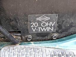 Craftsman LT1000 riding lawn mower has a 20 hp Briggs & Stratton OHV engine. Mower currently doesn't
