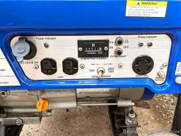 Wen 3500 generator outputs 240 and 120 volt power. Has a 6.5 hp engine that runs nicely. Measures