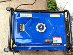 Wen 3500 generator outputs 240 and 120 volt power. Has a 6.5 hp engine that runs nicely. Measures