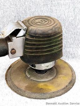 Chicago Pneumatic 6" random orbital air sander, model no CP864. Comes with roll of P120 adhesive