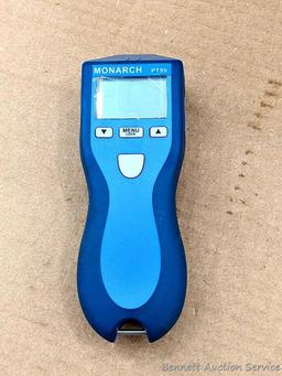 Monarch PT99 pocket tack with foam padded box and papers. The tackomiter is in very good condition