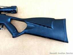 Crosman F4 .177 pellet rifle with a Center Point 4 x 32 scope. The rifle is in very good condition,