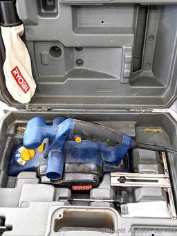 Ryobi 3-1/4" hand planer is model HPL51. The planer runs smoothly and comes with a bunch of