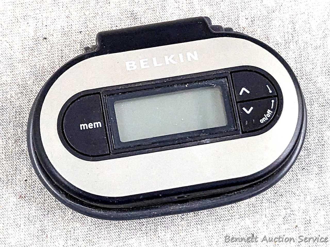 Latte Ice mp3 Player 8GB: Built-in FM Transmitter; Belkin FM Transmitter, and WECC wireless speaker.
