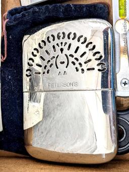 Will ship without liquid. Lindenwold Fine Jewelry cubic zircona diamond simulant, Peterson's hand
