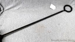 The Hanson model T branding iron, presumably for wooden crates or other products. "R. Hisey"