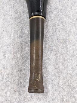 DePelner? tobacco smoking pipe measures 5-1/2" long; Brown pipe is classically understated piece