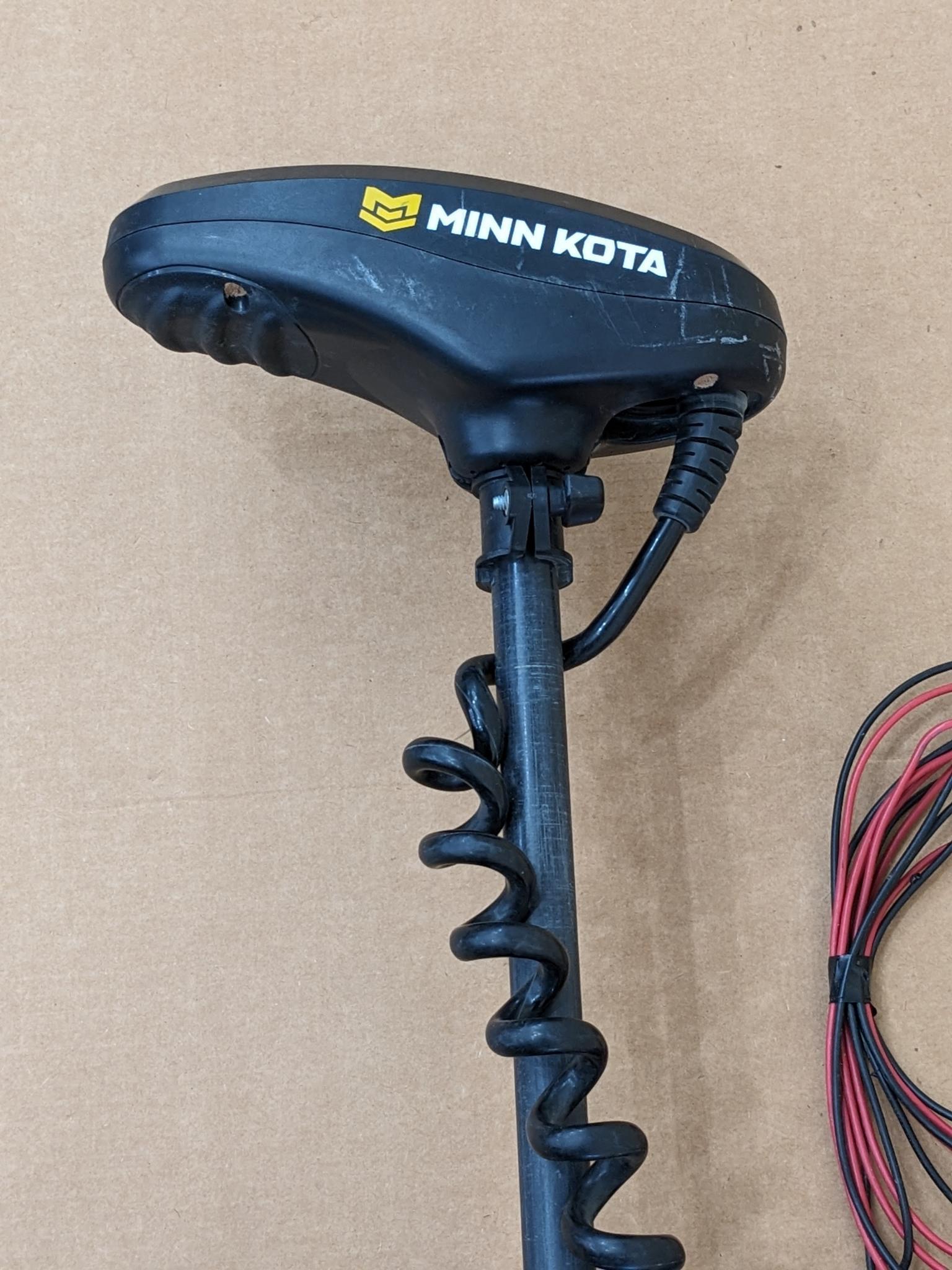 Minn Kota Powerdrive 12v trolling motor has 45 lbs of thrust. Comes with Minn Kota Co Pilot remotes