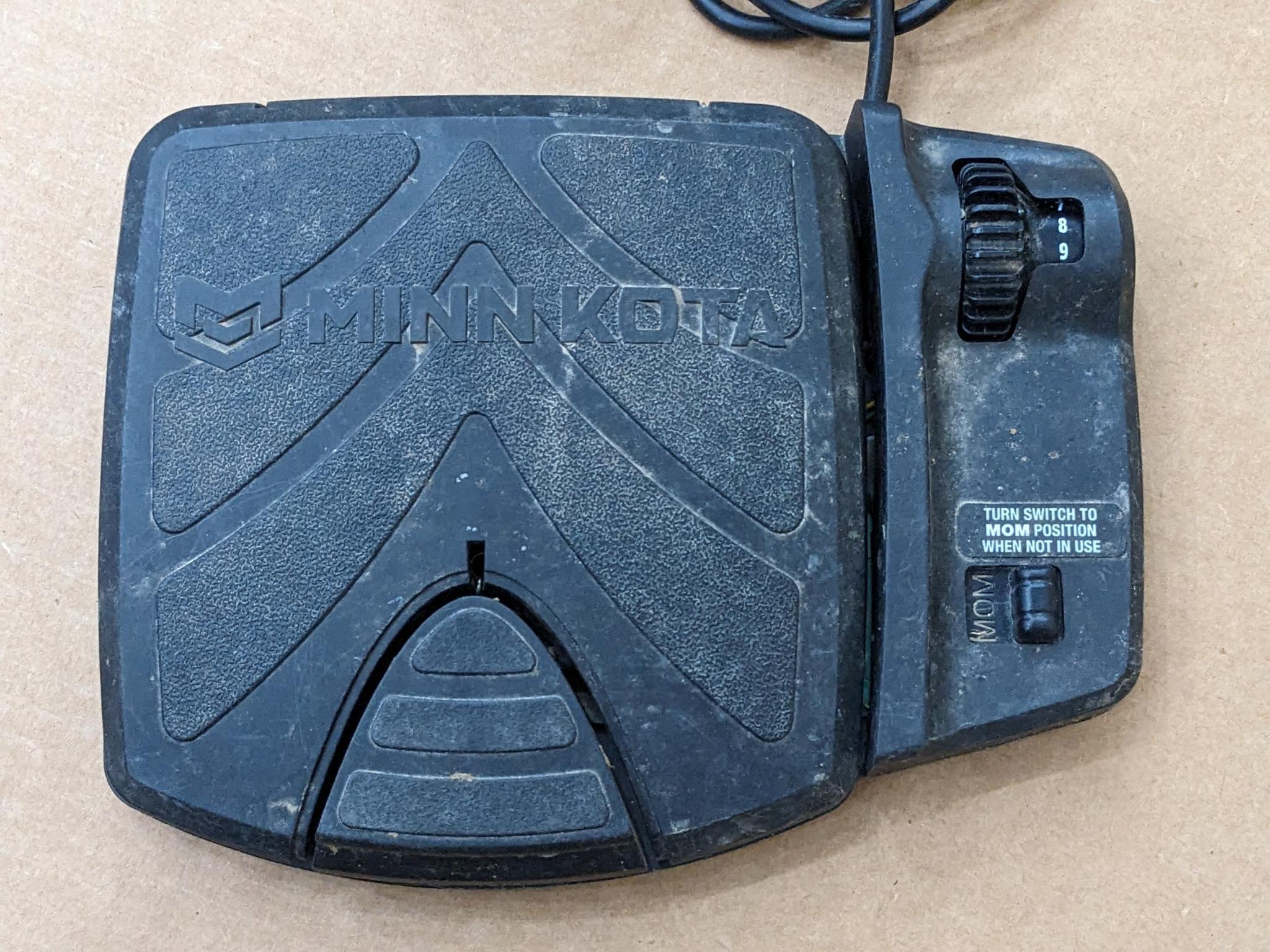 Minn Kota Powerdrive 12v trolling motor has 45 lbs of thrust. Comes with Minn Kota Co Pilot remotes