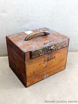 Tool organizer boxes for router, hole saws, disc sander, more. Largest about 10-1/2" x 8" x 8".