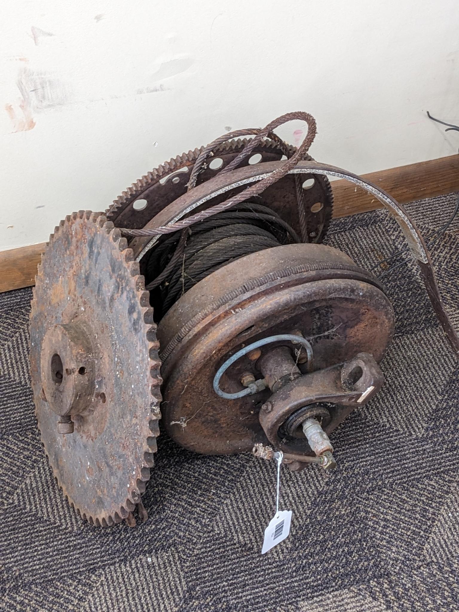 Most or all of a Jammer winch as found on log skidding tractors and crawlers. Come to the open house
