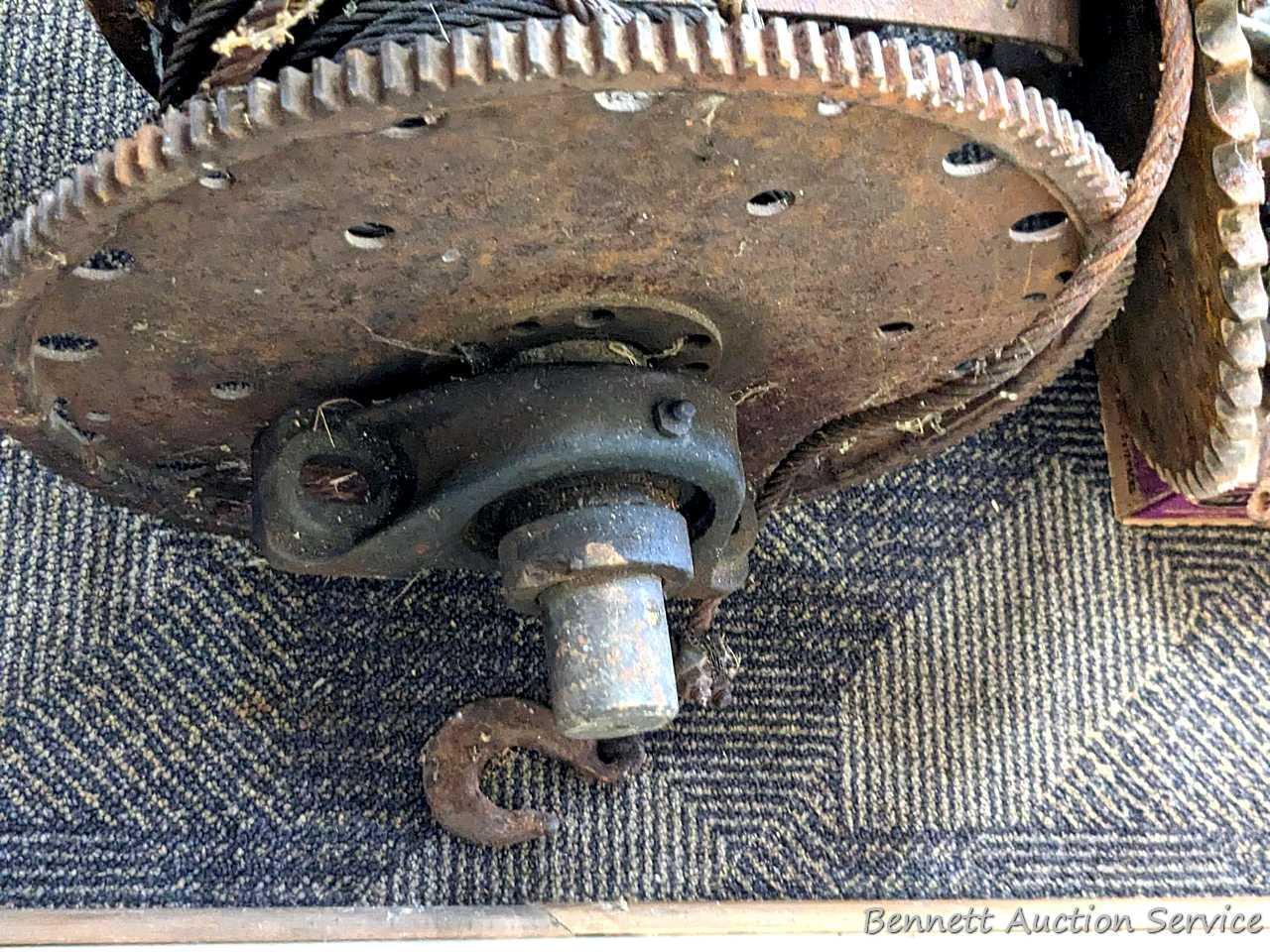 Most or all of a Jammer winch as found on log skidding tractors and crawlers. Come to the open house