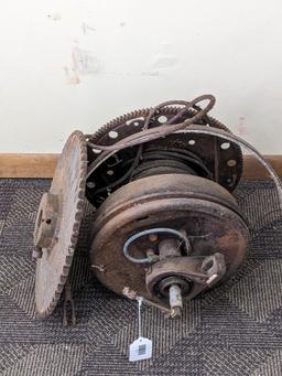Most or all of a Jammer winch as found on log skidding tractors and crawlers. Come to the open house