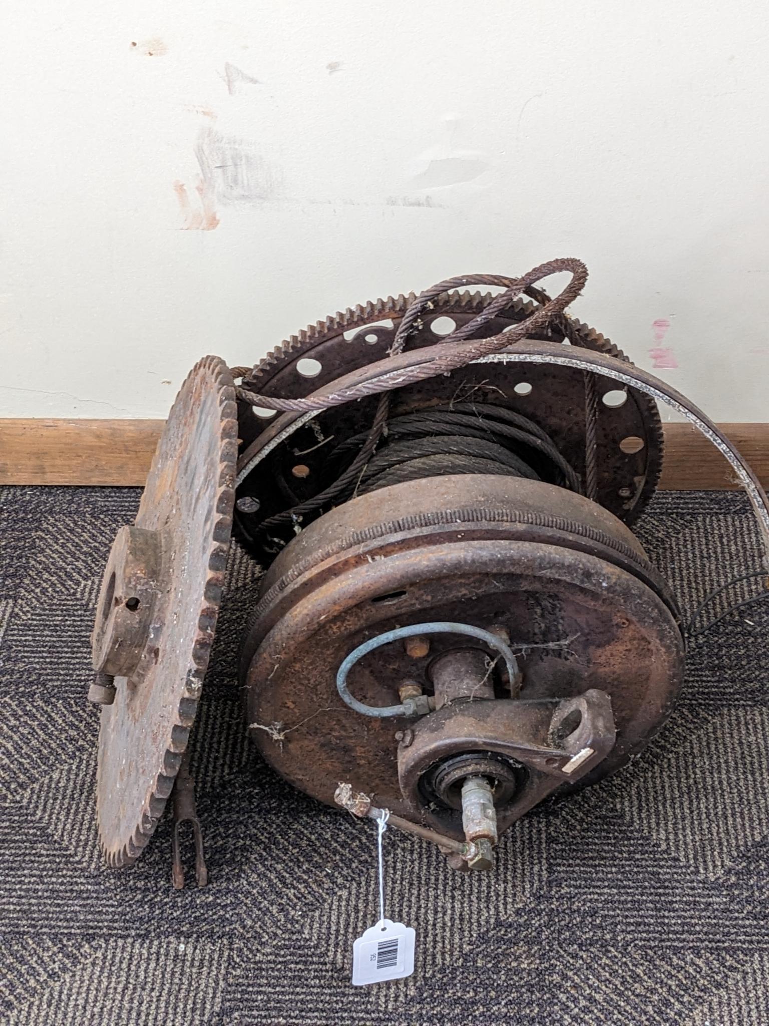 Most or all of a Jammer winch as found on log skidding tractors and crawlers. Come to the open house