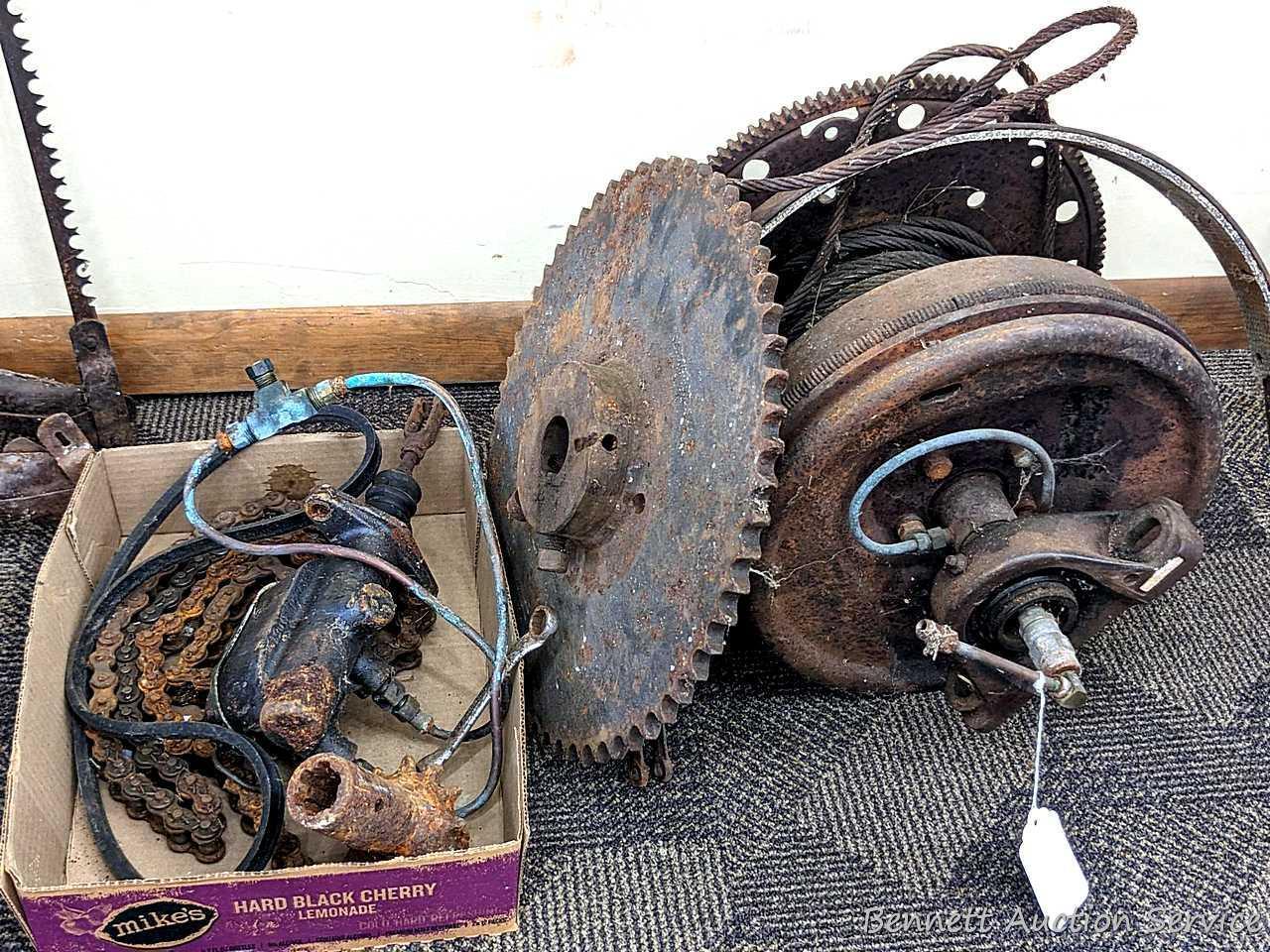 Most or all of a Jammer winch as found on log skidding tractors and crawlers. Come to the open house