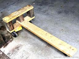 4 ft cart with heavy swiveling casters is perfect for moving your heavy things.