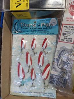Fishing lures, jig heads, Vip-R Tail, more.