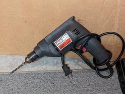 Craftsman 1/2 sheet pad sander and a Skill 3/8'' VSR drill, both run, but sander is a little noisy,