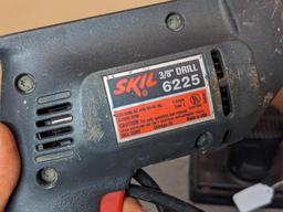 Craftsman 1/2 sheet pad sander and a Skill 3/8'' VSR drill, both run, but sander is a little noisy,