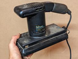 Craftsman 1/2 sheet pad sander and a Skill 3/8'' VSR drill, both run, but sander is a little noisy,
