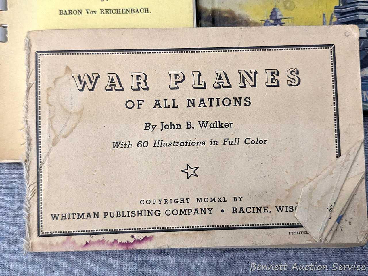 A collection of "little" books incl "A Guide Book to the US Navy" "War Planes of All Nations" "The