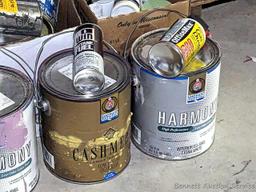Tractor and implement enamel, wood stain, linseed oil, paint, butane fuel, spray paint, ceiling