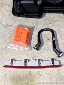Seller notes 2020 Chevy STD Silverado air cleaner, also has cab light and more.