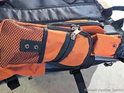 Nice Venture West hiking backpack is about 19" long and in good condition.