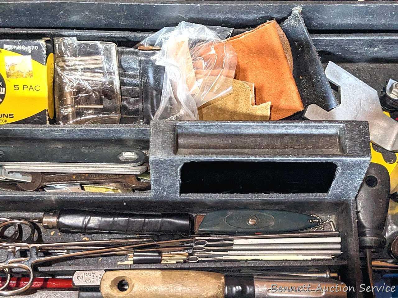 Tuff - Box full of Stanley screwdrivers, wrenches, hex wrenches, more.