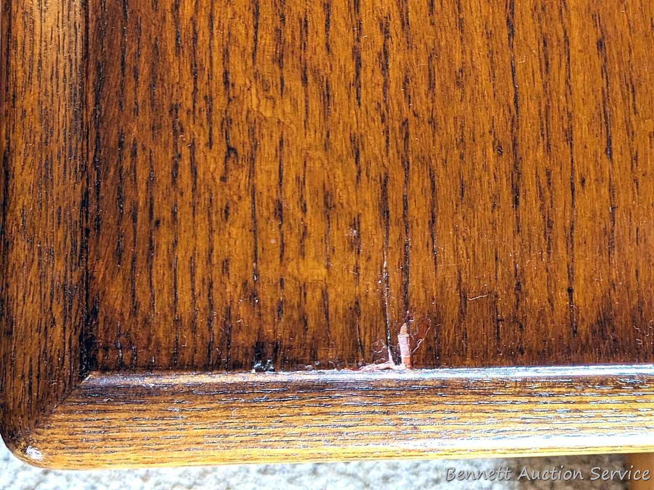 Beautiful sofa or hall table measures 4' x 30" high x 18" deep. Matches lots 42, 45, 51, 53, and 59.