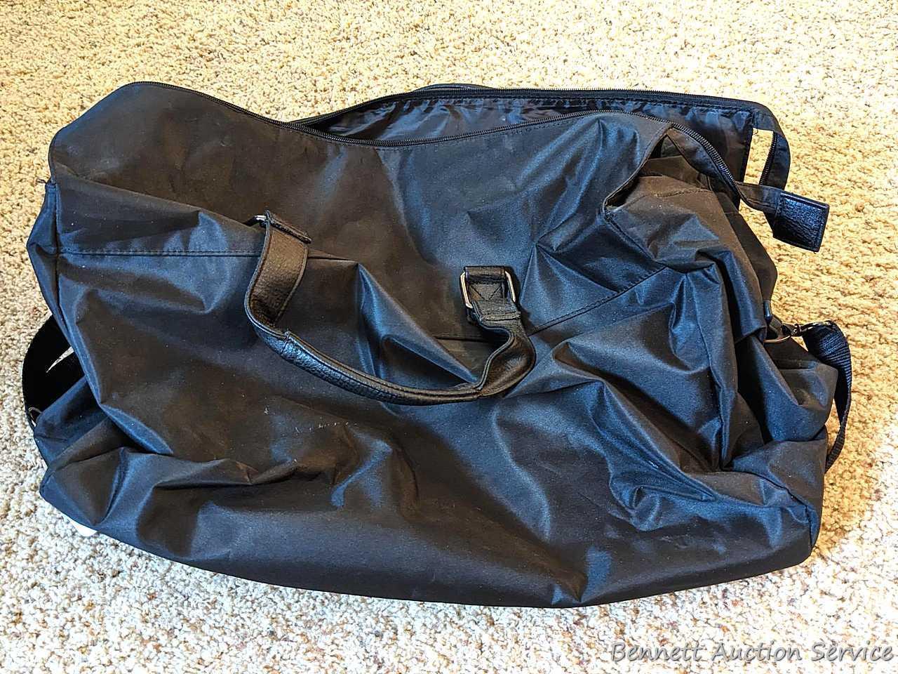 Two American Tourister carry on bags, plus another with wheels for easy travel; Also a tote bag and