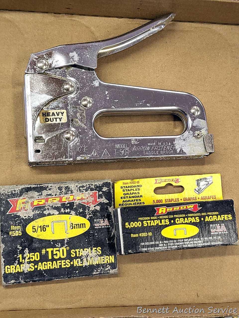Arrow stapler, comes with two packages of Arrow staples and works.