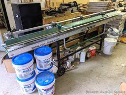 VanMark brand Mark II TrimMaster portable sheet metal brake is 10-1/2' long.