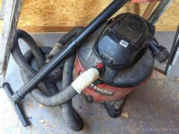 Craftsman 16 Gallon wet / dry vacuum with some repairs made to the hose. Includes a variety of