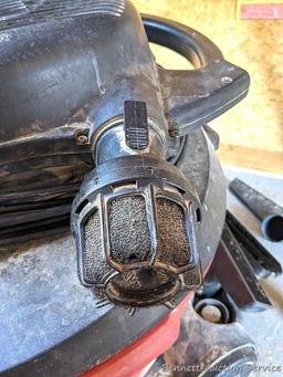Craftsman 16 Gallon wet / dry vacuum with some repairs made to the hose. Includes a variety of