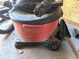 Craftsman 16 Gallon wet / dry vacuum with some repairs made to the hose. Includes a variety of