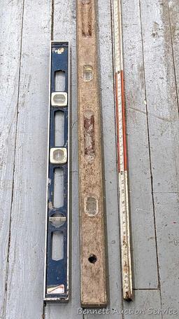 Pickup in Rib Lake. Transit tripod, Stanley and American levels up to 4', more. Level windows mostly
