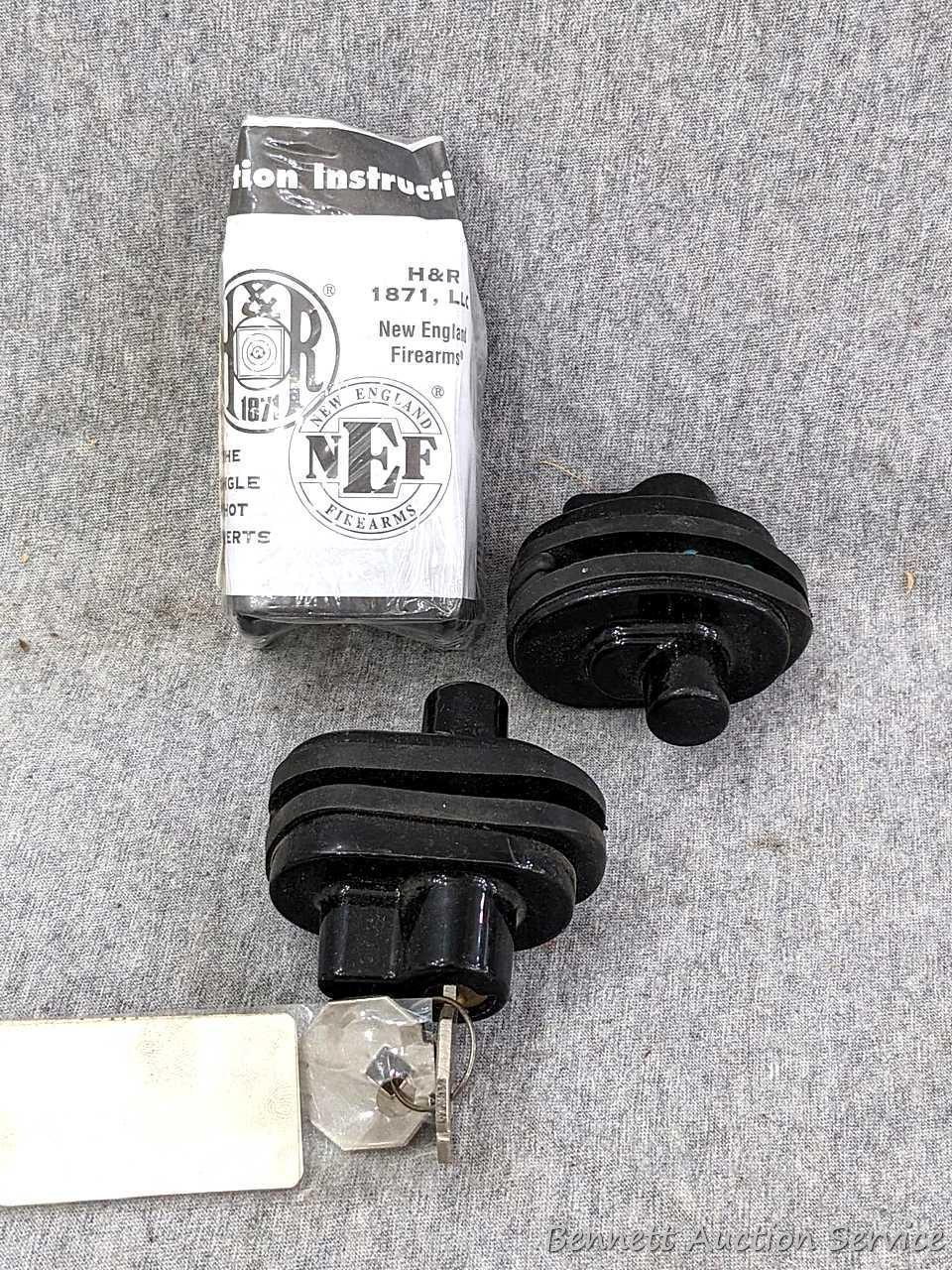 Master Lock gun lock, other gun locks, Smith's hunting knife sharpeners, bulls eye targets, Allen