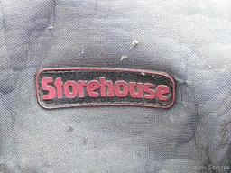 20" Storehouse rolling tool bag is in overall good condition, clean it up or use as-is. About 10"