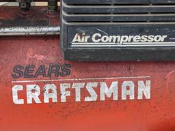 Craftsman 5 hp 20 gallon portable air compressor with air hose requires a 20 amp 110 volt