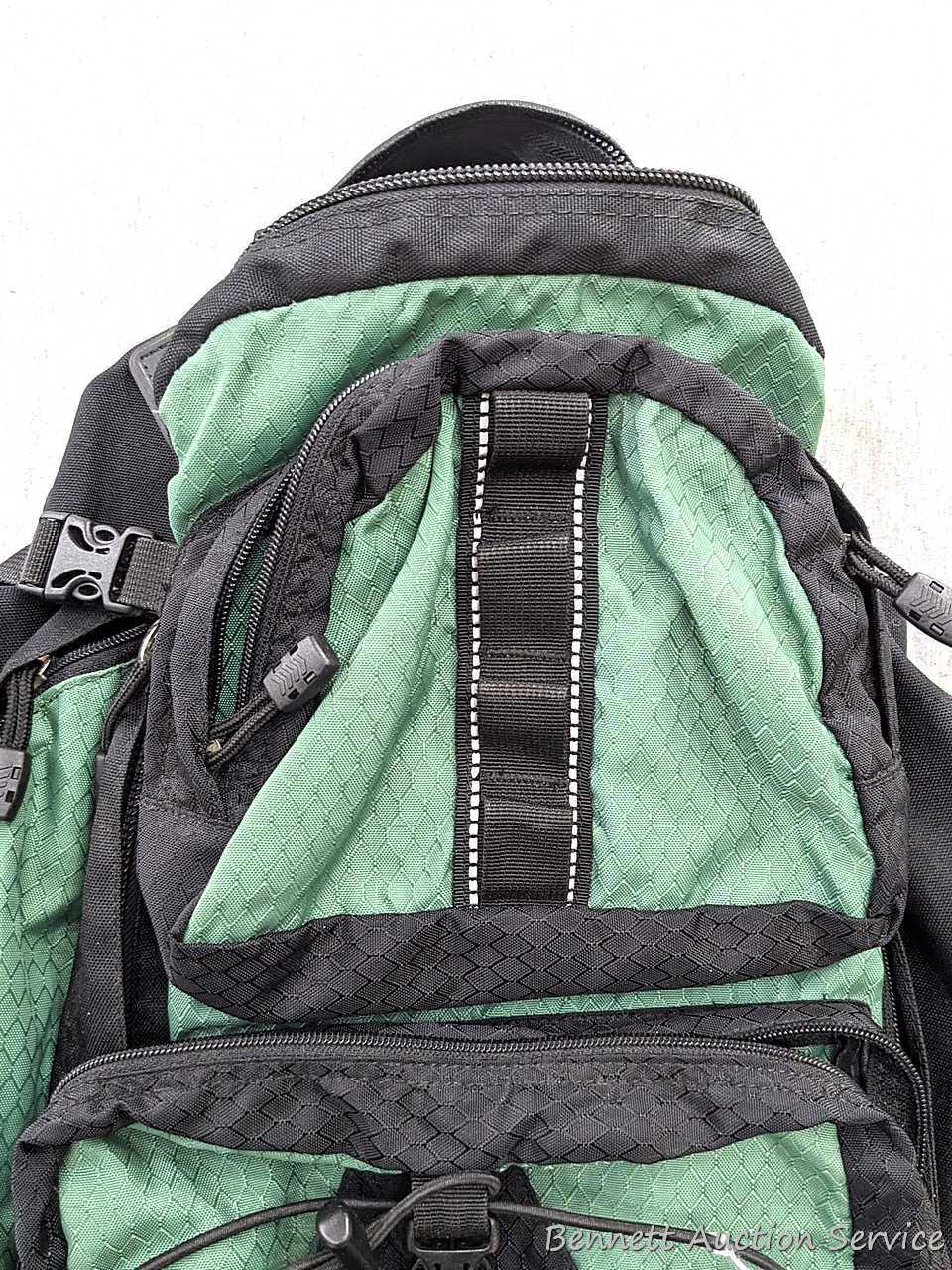 Eddie Bauer hiking backpack with plenty of pockets for your trail mix and gear for a day trip.