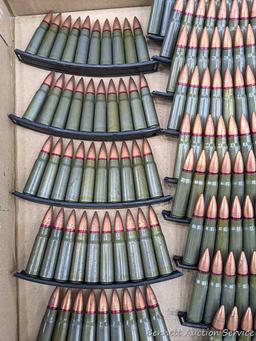 Approx 160 rounds of 7.62 x 39 Ammunition in stripper clips and with FMJ bullets.