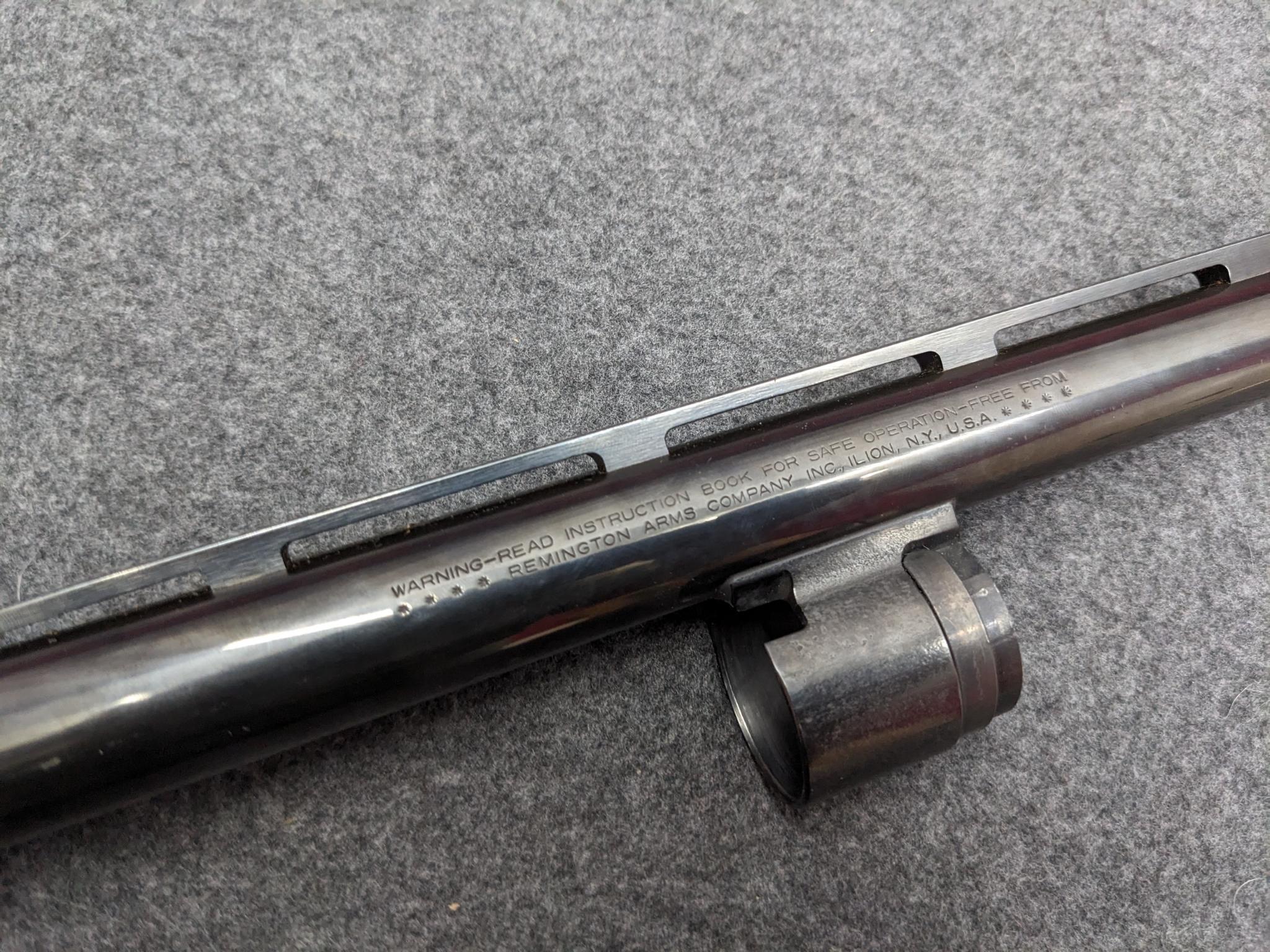 Barrel, choke tubes and wrench for Remington Model 11-87 shotgun and similar. 12 gauge barrel is 30"