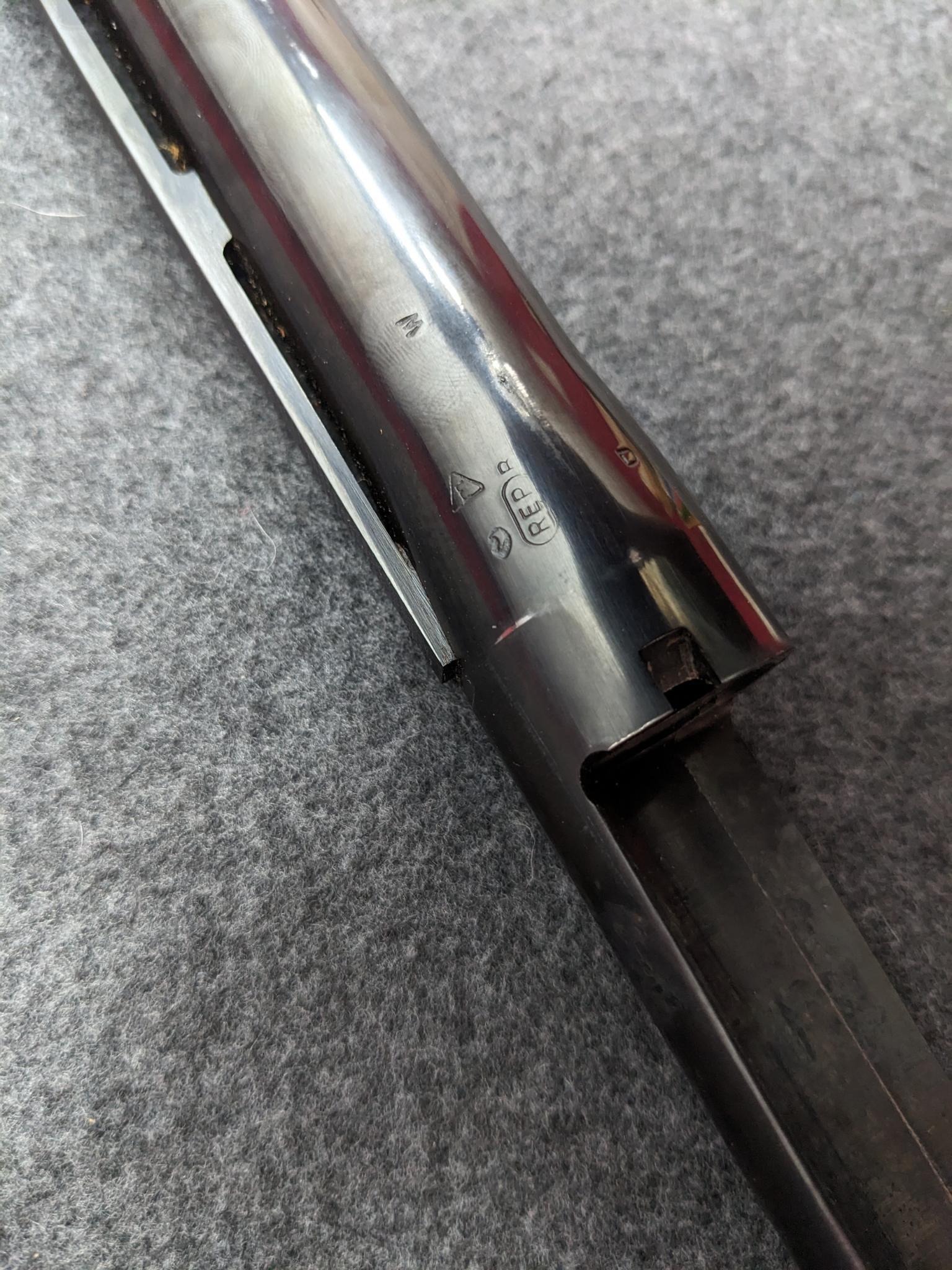 Barrel, choke tubes and wrench for Remington Model 11-87 shotgun and similar. 12 gauge barrel is 30"