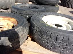 215/65/15" 4 BOLT; 235/75/15 ON 6 BOLT; 235/75/16 ON 5 BOLT