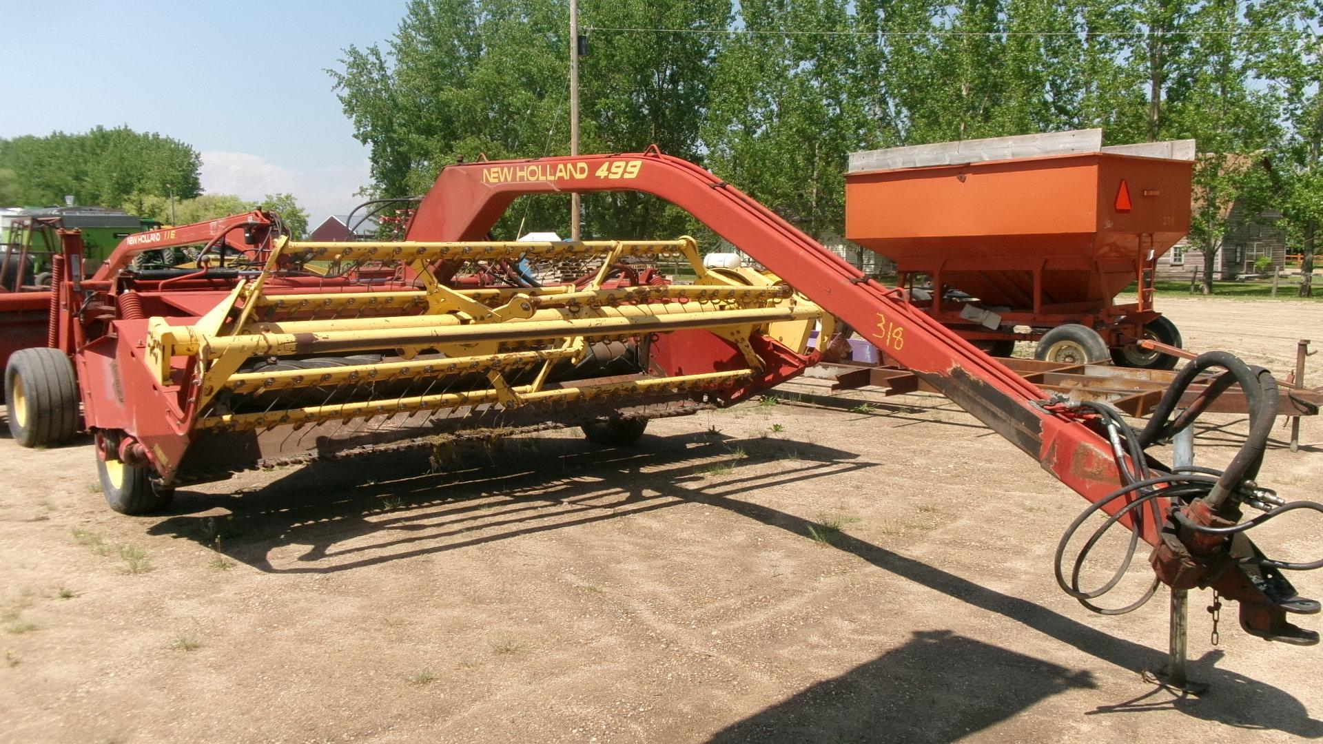 12' NEW HOLLAND 499 SWINGER HAYBINE, 540 PTO