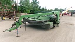 7' JOHN DEERE 1327 DISCBINE, impeller conditioner, 1,000 pto