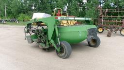 7' JOHN DEERE 1327 DISCBINE, impeller conditioner, 1,000 pto