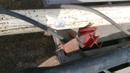16' HYDRAULIC DRILL FILL AUGER w / distributer spout